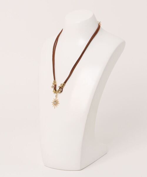 BARELY BLUE（ベアリーブルー）の「【 BARELY BLUE / ベアリーブルー 】 ヴィンテージライク 太陽 モチーフ ネックレス（ネックレス・レディース・シルバー/ゴールド・FREE）」の9枚目の写真