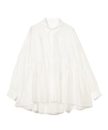 CAROLINA GLASER | ヘムフリル ロングスリーブ ブラウス(シャツ/ブラウス)