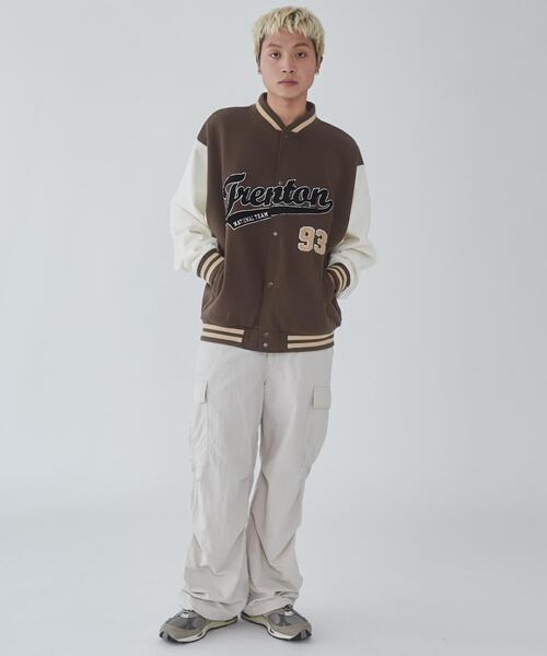 WEGO（ウィゴー）の「WEGO/サガラワッペンスウェットスタジャン（スタジャン・メンズ・ダークグリーン/ネイビー/ブラック/ブラウン・LARGE/MEDIUM）」の10枚目の写真