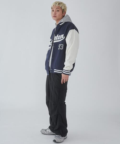 WEGO（ウィゴー）の「WEGO/サガラワッペンスウェットスタジャン