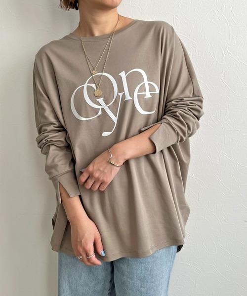 ポンチョシルエットロゴロンT（Tシャツ/カットソー）｜LHELBIE（レルビエ） 6,582円