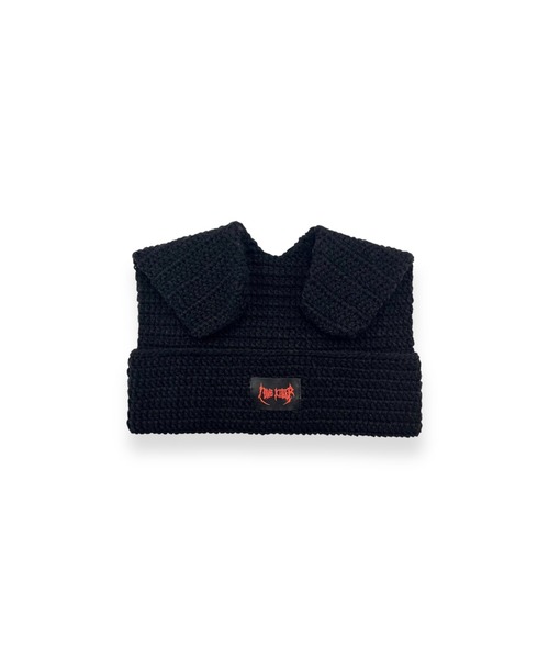 LOVE KILLER（ラブキラー）の「A'GEM/9 × .kom 『LOVE KILLER/ラブ キラー』 Killer rabbit beanie/キラーラビット ビーニー（ニットキャップ/ビーニー・レディース・ブラック・FREE）」の3枚目の写真