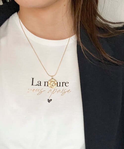 fredy emue（フレディエミュ）の「ステンレスコインネックレス（ネックレス・レディース・ゴールド/シルバー・FREE）」の2枚目の写真