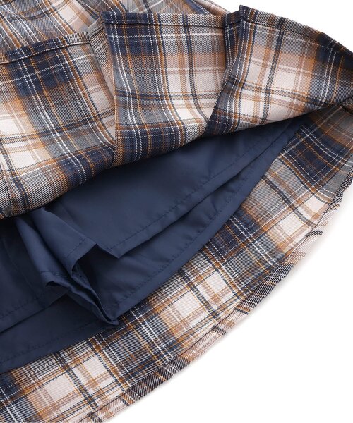 algy(アルジー)の「algyチャームチェックプリーツスカパン(スカート・キッズ・ブラック/サックスブルー/ネイビー/ピンク・XX-SMALL/X-SMALL/MEDIUM/SMALL)」の11枚目の写真