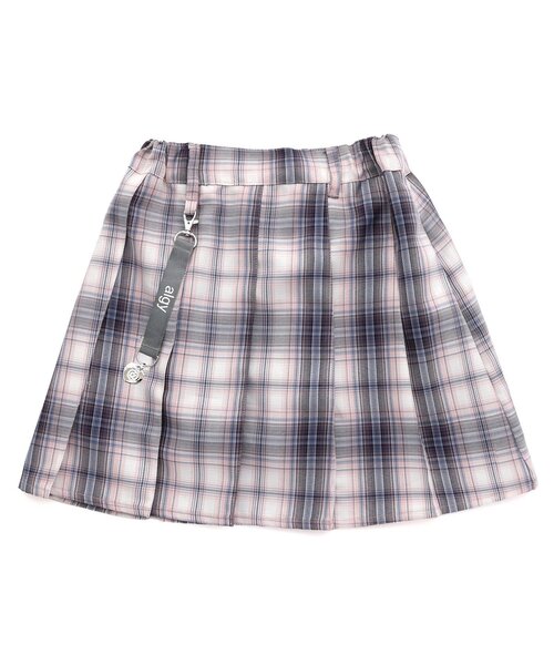 algy(アルジー)の「algyチャームチェックプリーツスカパン(スカート・キッズ・ブラック/サックスブルー/ネイビー/ピンク・XX-SMALL/X-SMALL/MEDIUM/SMALL)」の16枚目の写真