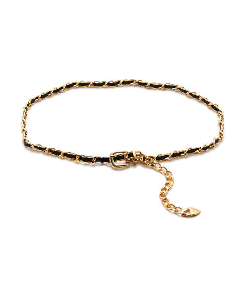 FREE'S MART（フリーズマート）の「◆チェーンベルト（ベルト・レディース・ブラック・ﾌﾘ-）」の7枚目の写真