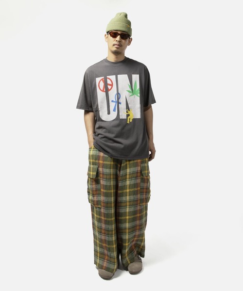 UNION（UNION TOKYO）（ユニオン）の「UNION ORIGINAL TAB BEANIE ビーニー ニット帽（ニットキャップ/ビーニー・メンズ・ブラック/オリーブ/ピンク・FREE）」の10枚目の写真