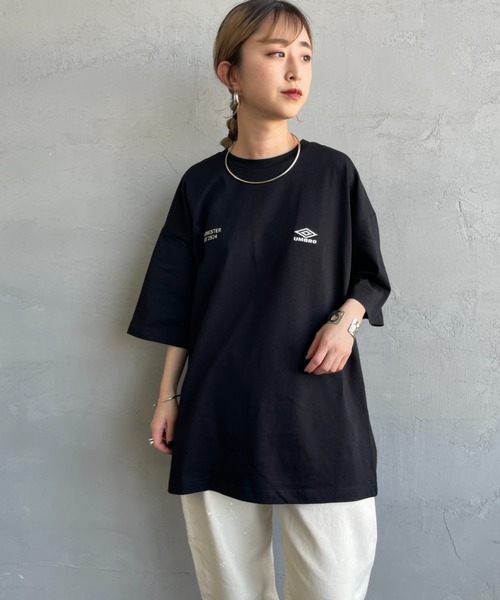 UMBRO/アンブロ] 別注 ブランドロゴ バックプリントTシャツ（T
