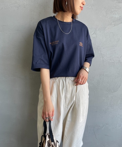 UMBRO（アンブロ）の「[UMBRO/アンブロ] 別注 ブランドロゴ バックプリントTシャツ（Tシャツ/カットソー・レディース・ネイビー/ブラック/ホワイト・XL/L/S/M）」の13枚目の写真