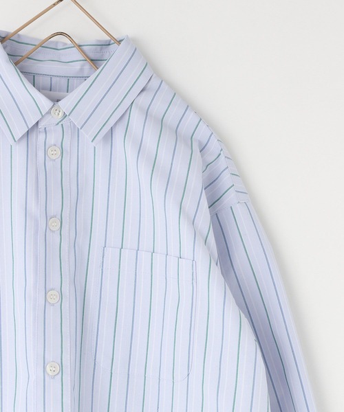 LOWRYS FARM(ローリーズファーム)の「タイツキストライプシャツ 252809(シャツ/ブラウス・キッズ・サックスブルー/ブルー・150cm/140cm/130cm/120cm/110cm)」の15枚目の写真