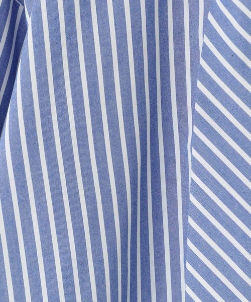 LOWRYS FARM(ローリーズファーム)の「タイツキストライプシャツ 252809(シャツ/ブラウス・キッズ・サックスブルー/ブルー・150cm/140cm/130cm/120cm/110cm)」の3枚目の写真