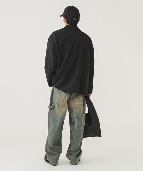 NULL（ヌル）の「【別注】NULL TOKYO / Denim Painter Pants（デニムパンツ・メンズ・ブルー系その他4/ブルー系その他2/ブラック系その他4・LARGE/SMALL/MEDIUM/X-LARGE）」の7枚目の写真