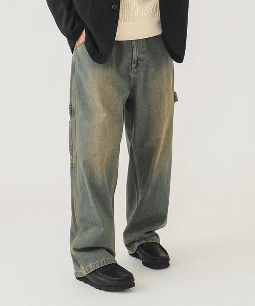 セール】【別注】NULL TOKYO / Denim Painter Pants（デニム