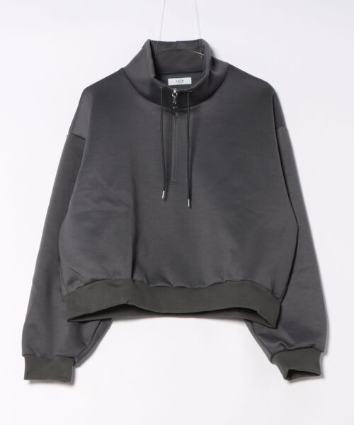 Lui's(ルイス)の「リラックスライトウェイトハーフZIP(Tシャツ/カットソー・レディース・ブラック/オフホワイト/グレー・FREE)」の19枚目の写真