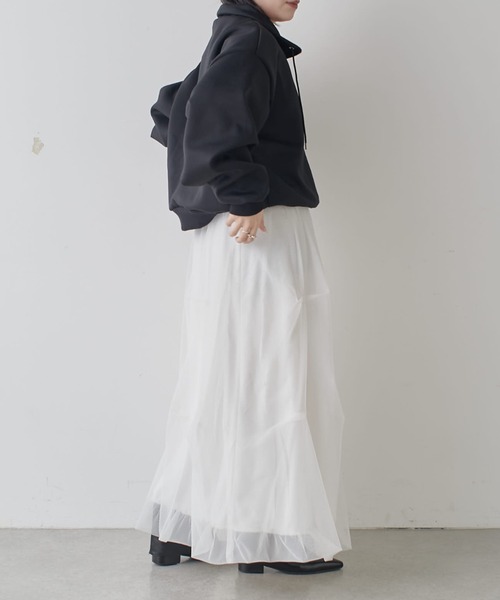 Lui's(ルイス)の「リラックスライトウェイトハーフZIP(Tシャツ/カットソー・レディース・ブラック/オフホワイト/グレー・FREE)」の9枚目の写真