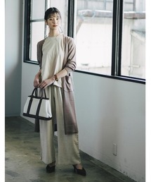 aquagarage（アクアガレージ）の「キャンパス&レザー2wayトートバッグ（ハンドバッグ）」