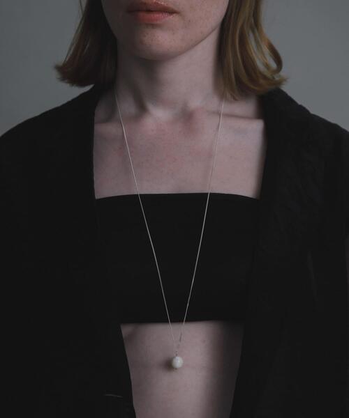 URBAN RESEARCH（アーバンリサーチ）の「decor『デコール』　Gemstone Longnecklace（ネックレス・レディース・ホワイト系その他/ブラウン系その他・-）」の2枚目の写真