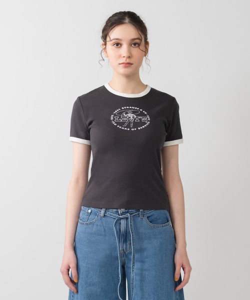 デイジーリン　Tシャツ ワンフォークロージング 1111clothing オーバーサイズ リンガーT