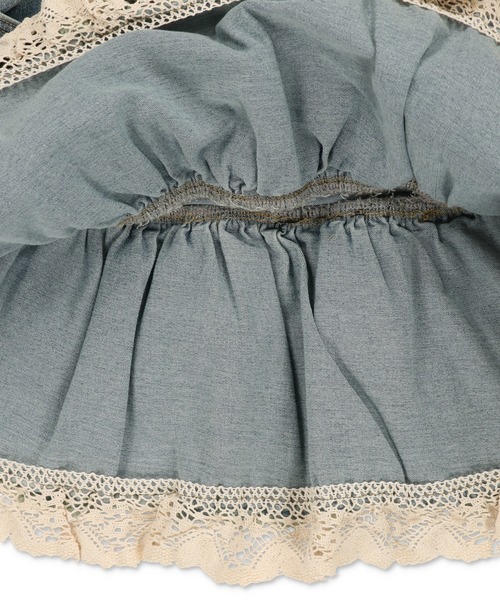 SPINNS（スピンズ）の「デニムティアードミニスカート/レース（デニムスカート・レディース・ブルー/ブラック・ONESIZE）」の20枚目の写真