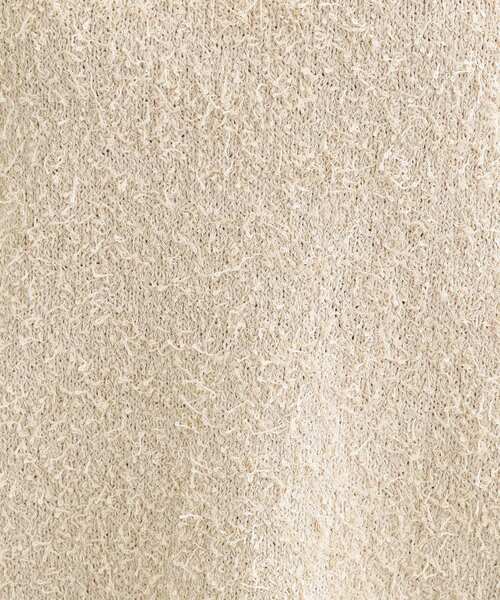 Cutie Blonde（キューティーブロンド）の「【S-LL】大人ヘルシー やわらかカールヤーン ポロニット（ニット/セーター・レディース・ネイビー/アイボリー・04/03/02/01）」の14枚目の写真