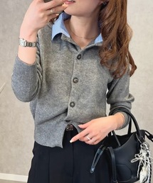 aquagarage | 襟付きカーディガン(ニット/セーター)