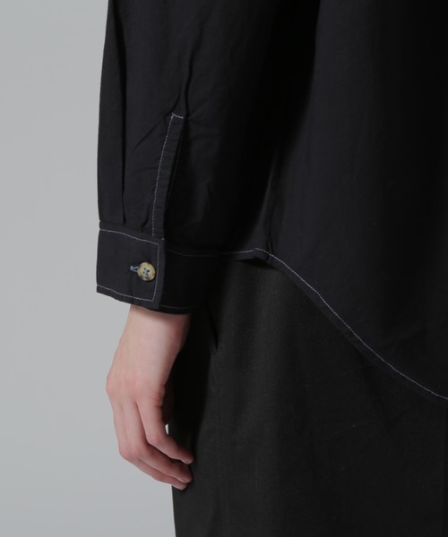 AVIREX（アヴィレックス）の「《直営店限定》GRADATION SHIRTS/グラデーションシャツ（シャツ/ブラウス・レディース・オリーブ/ブラック/ピンク・F）」の16枚目の写真