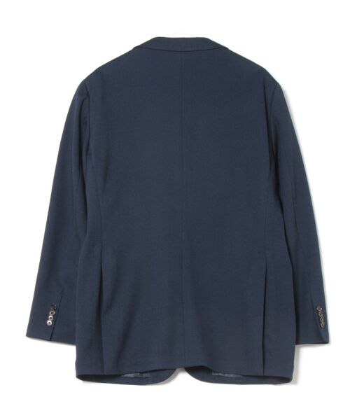 m.f.editorial(エムエフエディトリアル)の「ジャケット メンズ ビジネス ITALY レーヨン混 ニット レギュラー 2ボタン テーラード 紺 (テーラードジャケット・メンズ・ネイビー・X-LARGE/S/3L/LARGE/MEDIUM)」の3枚目の写真
