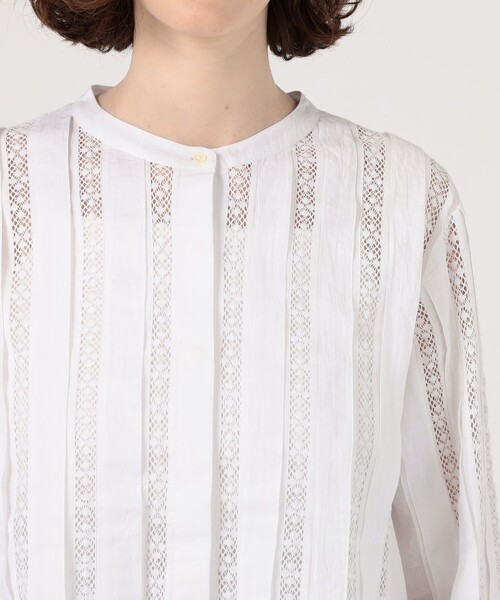 TOMORROWLAND （トゥモローランド）の「JANE GUSTAVSSON ANJA レース クルーネックシャツ（シャツ/ブラウス・レディース・ホワイト・1）」の5枚目の写真