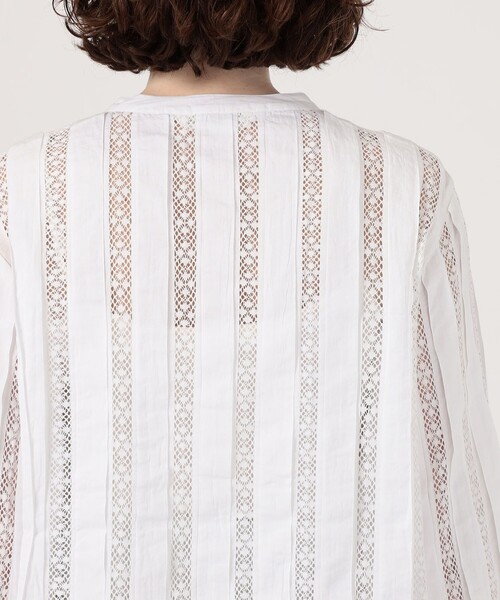 TOMORROWLAND （トゥモローランド）の「JANE GUSTAVSSON ANJA レース クルーネックシャツ（シャツ/ブラウス・レディース・ホワイト・1）」の6枚目の写真