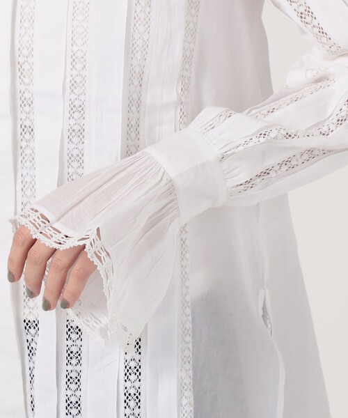 TOMORROWLAND （トゥモローランド）の「JANE GUSTAVSSON ANJA レース クルーネックシャツ（シャツ/ブラウス・レディース・ホワイト・1）」の7枚目の写真