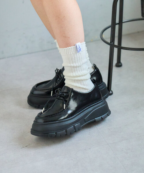 MILLER（ミラー）の「【Miller/4色展開】1P SOCKS lib（ソックス/靴下・レディース・ピンク/レモンイエロー/パープル/オフホワイト・FREE）」の6枚目の写真