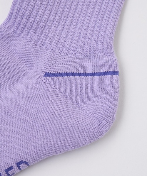 MILKFED.（ミルクフェド）の「RIBBON AND CHERRY SOCKS（ソックス/靴下・レディース・ブラック/ホワイト/ライトパープル・ONE SIZE）」の10枚目の写真