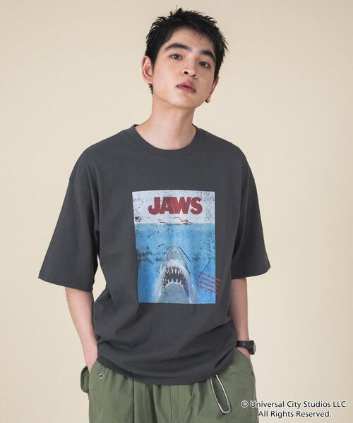 WEGO（ウィゴー）の「∴WEGO/JAWSグラフィックT（Tシャツ/カットソー・メンズ・その他1/その他2/その他3/その他4・SMALL/MEDIUM/LARGE）」の3枚目の写真