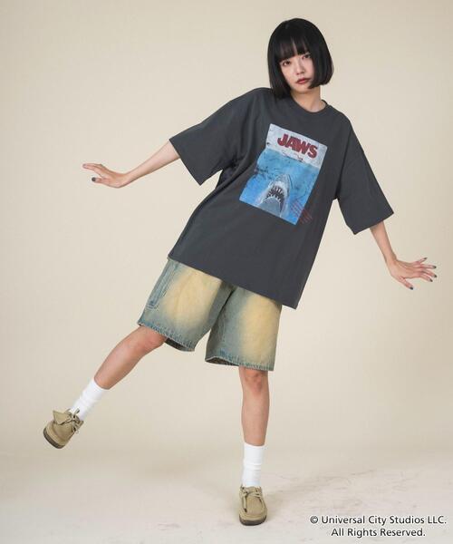 WEGO（ウィゴー）の「∴WEGO/JAWSグラフィックT（Tシャツ/カットソー・メンズ・その他1/その他2/その他3/その他4・SMALL/MEDIUM/LARGE）」の8枚目の写真