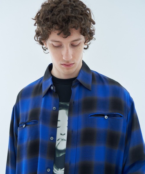ESTNATION/エストネーション 長袖チェックシャツ Mサイズ ESTNATION/エストネーション 長袖チェックシャツ Mサイズ