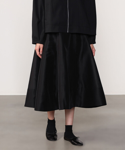 Bshop（ビショップ）の「eunoia | デニム タックスカート WOMEN（デニムスカート・レディース・ブラック・ONE）」の16枚目の写真