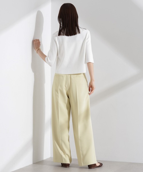 NANO universe（ナノユニバース）の「洗濯機洗い可UVカット接触冷感半袖カーディガン（カーディガン/ボレロ・レディース・ブラック/ホワイト/ピンク・FREE）」の9枚目の写真