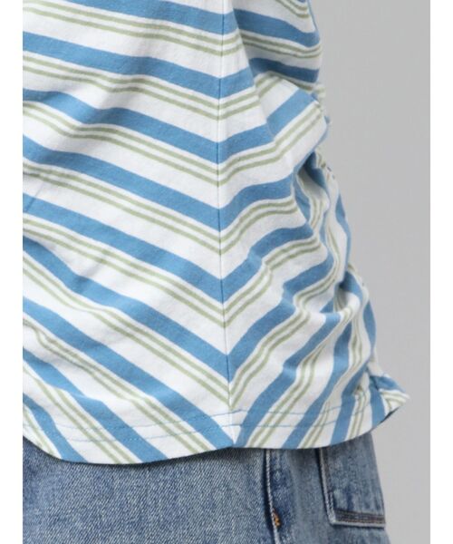 Ungrid（アングリッド）の「ギャザーデザインマルチボーダータンクトップ（タンクトップ・レディース・グリーン系その他/ブルー・FREE）」の19枚目の写真