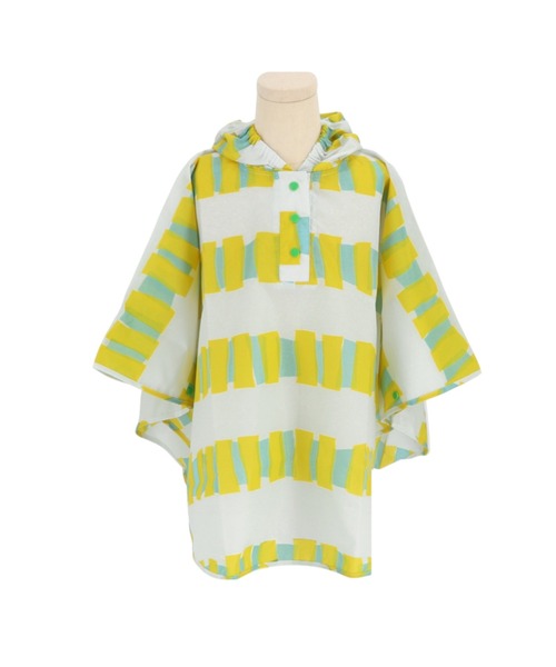 392 plusm（サンキューニプリュスエム）の「392plusm ポンチョ Sサイズ Mサイズ（レインコート/ポンチョ・キッズ・ネイビー/ブラウン/グレー/レッド/ブラック/オフホワイト/ブルー/ピンク/イエロー系その他/レッド系その他/イエロー系その他2/イエロー系その他3/グリーン/ミント・S/M/XS）」の12枚目の写真