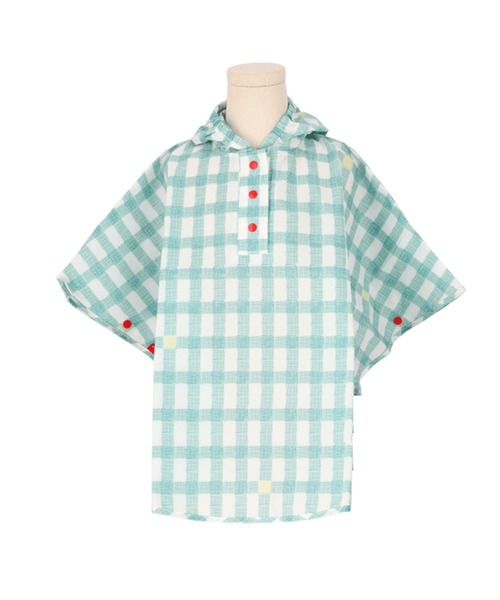 392 plusm（サンキューニプリュスエム）の「392plusm ポンチョ Sサイズ Mサイズ（レインコート/ポンチョ・キッズ・ネイビー/ブラウン/グレー/レッド/ブラック/オフホワイト/ブルー/ピンク/イエロー系その他/レッド系その他/イエロー系その他2/イエロー系その他3/グリーン/ミント・S/M/XS）」の7枚目の写真