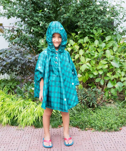 392 plusm（サンキューニプリュスエム）の「392plusm ポンチョ Sサイズ Mサイズ（レインコート/ポンチョ・キッズ・ネイビー/ブラウン/グレー/レッド/ブラック/オフホワイト/ブルー/ピンク/イエロー系その他/レッド系その他/イエロー系その他2/イエロー系その他3/グリーン/ミント・S/M/XS）」の16枚目の写真