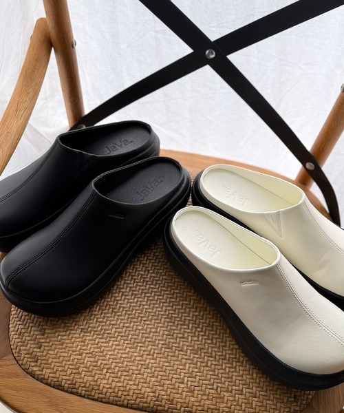 Java（ジャバ）の「【+7cmの軽量厚底】トレンド感と履きやすさ。軽量ステッチデザイン厚底サンダル《JaVaジャバコラボ》（ローファー・レディース・アイボリー/ブラック・SMALL/MEDIUM/LARGE/X-LARGE）」の18枚目の写真