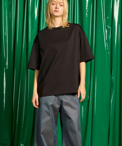 MAISON SPECIAL(メゾンスペシャル)の「《UNISEX》Smashing Light Punch Prime-Over Crew Neck T-Shirt/スマッシングライトポンチプライムオーバークルーネックティーシャツ【MAISON SPECIAL/メゾンスペシャル】(Tシャツ/カットソー・メンズ・ブラック/チャコールグレー/ホワイト/レッド・1/0/2)」の10枚目の写真