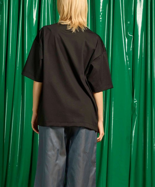 MAISON SPECIAL(メゾンスペシャル)の「《UNISEX》Smashing Light Punch Prime-Over Crew Neck T-Shirt/スマッシングライトポンチプライムオーバークルーネックティーシャツ【MAISON SPECIAL/メゾンスペシャル】(Tシャツ/カットソー・メンズ・ブラック/チャコールグレー/ホワイト/レッド・1/0/2)」の12枚目の写真