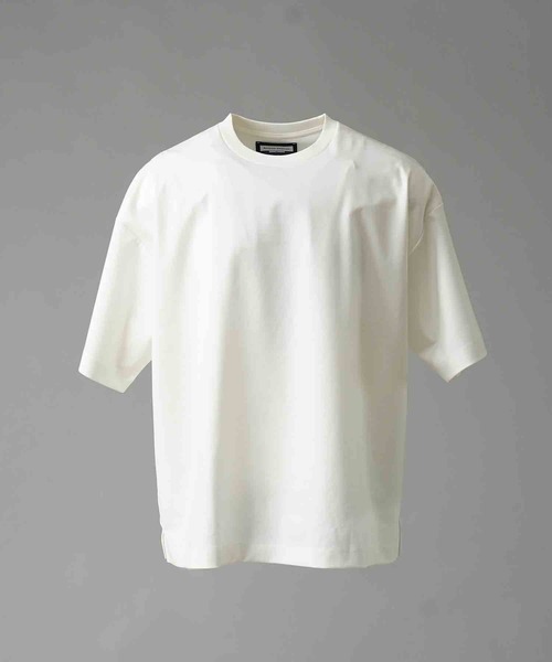 MAISON SPECIAL(メゾンスペシャル)の「《UNISEX》Smashing Light Punch Prime-Over Crew Neck T-Shirt/スマッシングライトポンチプライムオーバークルーネックティーシャツ【MAISON SPECIAL/メゾンスペシャル】(Tシャツ/カットソー・メンズ・ブラック/チャコールグレー/ホワイト/レッド・1/0/2)」の13枚目の写真