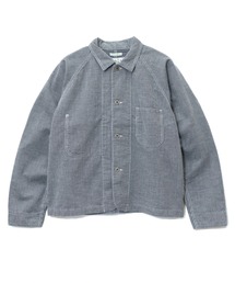 AOZORA アオゾラ 刺し子 インディゴ カバーオール 3 AOZORA（アオゾラ）の「AOZORA/アオゾラ 刺し子デニムカバーオール