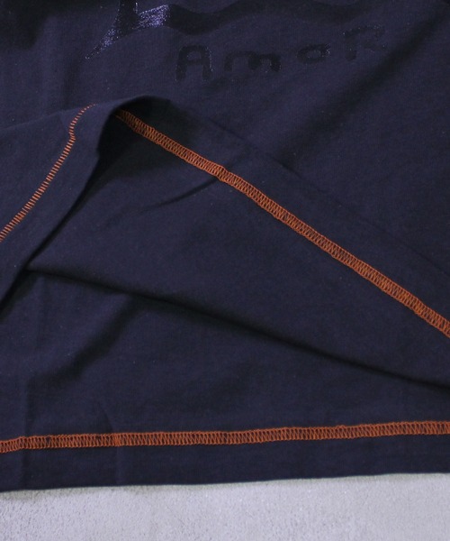 MARKEY'S（マーキーズ）の「ワイドプリントＴ(AMOR)/おとな（Tシャツ/カットソー・レディース・オフホワイト/ブラック・160cm）」の10枚目の写真
