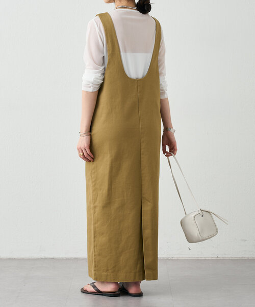 SHENERY(シーナリー)の「《シーズンムードを高めて》2WAYZIPワンピース(ワンピース・レディース・アイボリー/ブラック/キャメル・38/36)」の12枚目の写真