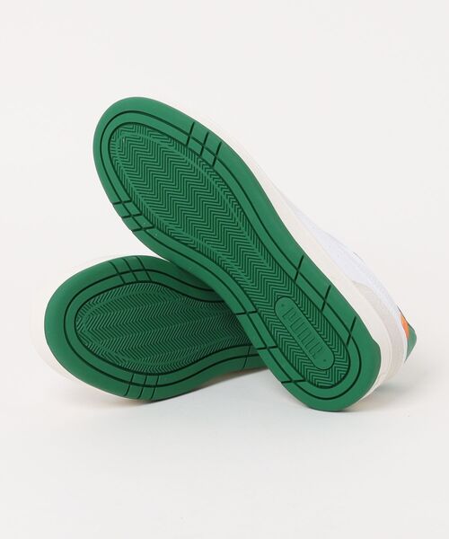 PUMA（プーマ）の「《PUMA》ｺｰﾄ ｸﾗｼｺ ｽﾎﾟｰﾂ（スニーカー・メンズ・ホワイト×グリーン/ホワイト×ブルー・25.5cm/26.0cm/26.5cm/27.0cm/27.5cm/28.0cm）」の4枚目の写真