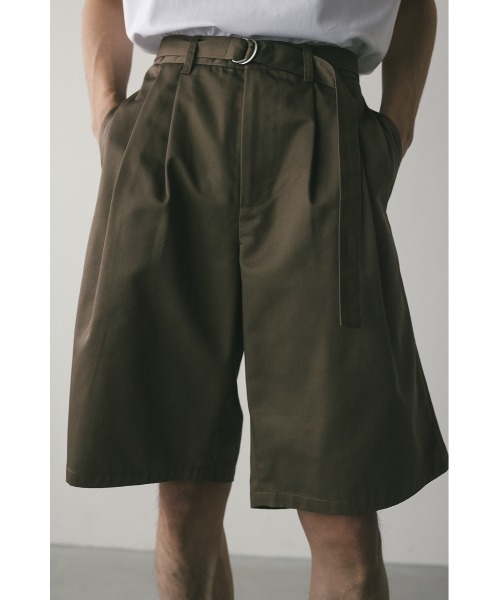 STYLEMIXER（スタイルミキサー）の「フロントベルトハーフパンツ（その他パンツ・メンズ・ブラック/ライトブラウン・MEDIUM/LARGE）」の21枚目の写真